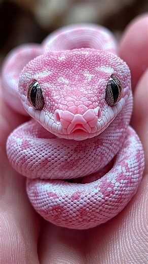 This Snake Has a Human-Like Face 😱 #shorts #animals #facts