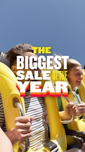 13K views · 32 reactions | Don’t blink or you’ll miss our Biggest Sale of the Year! Save up to 70% on tickets, passes and more for a limited time. | Six Flags | Facebook