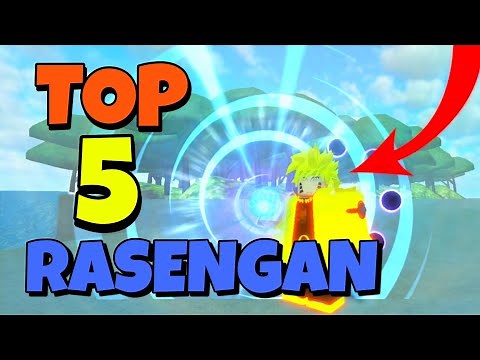 TOP 5 RASENGAN In ROBLOX Ninja Tycoon