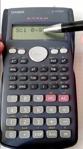 Did you know how to set your calculator to Scientific Notation!