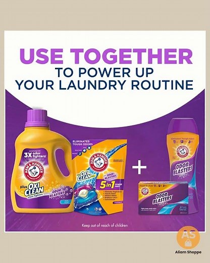 ARM & HAMMER Plus OxiClean Odor Blasters Fresh Burst, 128 Loads Liquid Laundry Detergent