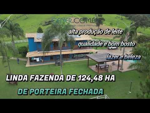 Cener 2997 Fazenda de 124,48 ha com beleza e alta produção de leite no sul de MG por 11 milhões