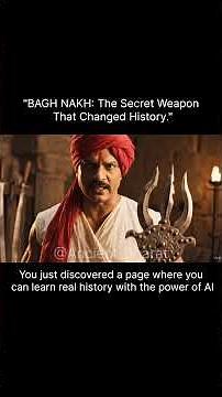 "BAGH NAKH: The Secret Weapon That Changed History."#Baghnakh #indianhistory
