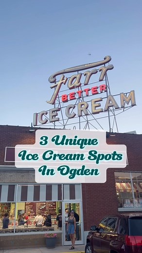 As the summer heats up, cool off with a scoop (or two) of some delicious ice cream! 🍦🍨 Here are our 3 picks for a sweet treat in Ogden: @farrsicecream @bowtiecreamery @kirtsdrivein BONUS: Check out some of these other fun places to grab a frozen treat in our area! @bigscoopscreamery @cannerycreamery @nielsensfrozencustardnog @nils_swedish_creamery And tell us your favorite place to get ice cream! 🩵 #icecream #shakes #visitogden #summer | Visit Ogden