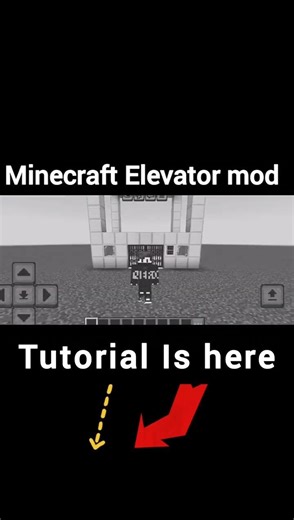 Minecraft Modded Elevator tutorial is released| #shorts#minecraft#build#tutorial#elevator