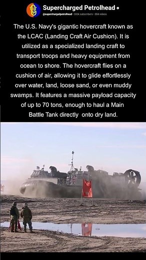 US Navy giant hovercraft
