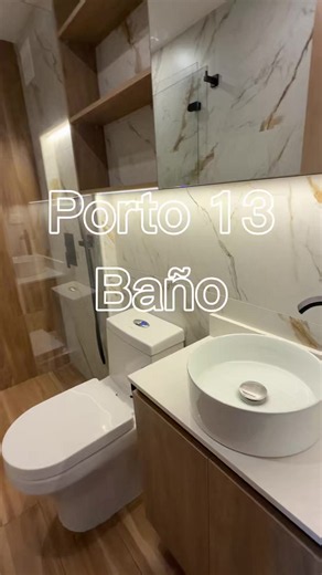 Un baño de 2 metros cuadrados en Porto 13 ✨ #home #homedecor #remodelacion #apartamento #homedesign