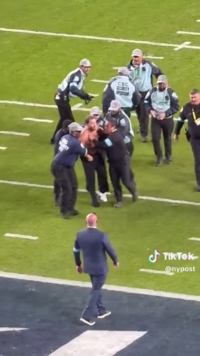 Kyle Williams Helps Take Down Streaker at Super Bowl