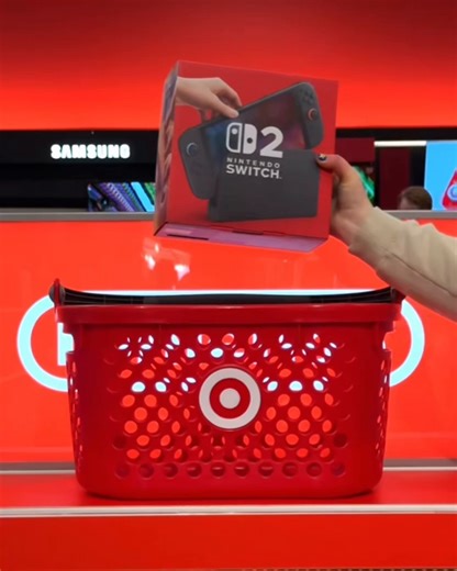 Power up, gamers! ⚡🎮 The Nintendo Switch 2 is officially here at Target! Get ready to experience the next generation of gaming with all-new features and can’t-miss titles like Mario Kart World. https://tgt.biz/yx3lq4 | Target