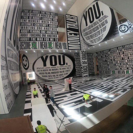 An immersive installation of Barbara Kruger’s bold textual statements about truth, belief, and power | MoMA The Museum of Modern Art