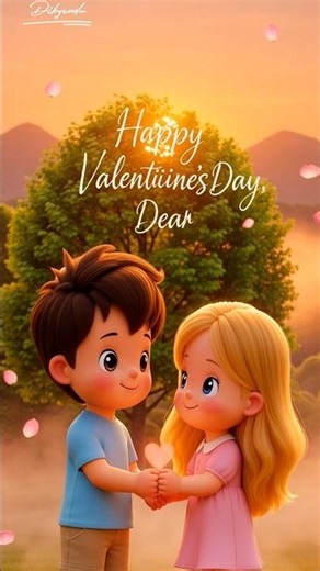 Happy Valentine’s Day ❤️ | Cute Love Story at Sunrise | Romantic Animated Video