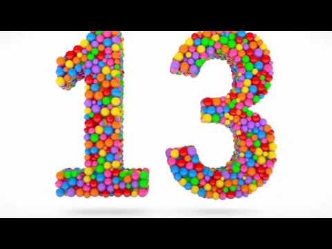 LEARN NUMBER 13 4TH COLOR/INSPIRED BY COLOR INVERTION EFFECTS