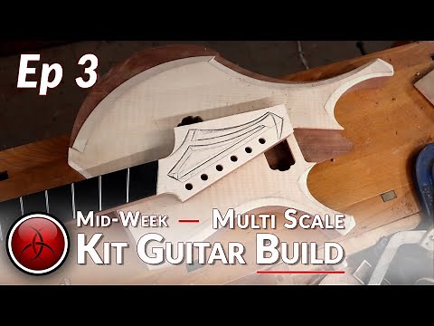 Ep 3 - Shred - Faceted Neck - How to Build a UNIQUE Multi-Scale Kit Guitar