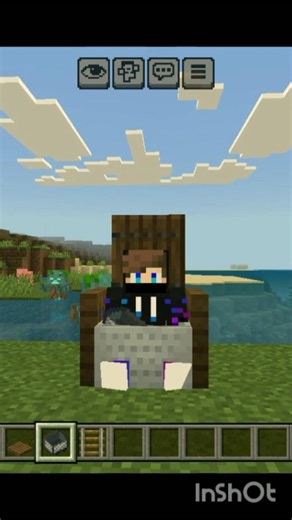 Minecraft chairhacks |minecraftbuild hacks#minecraft#shorts#chair#build