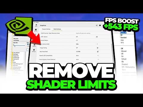 Remove NVIDIA Shader Limits for Gaming – Huge FPS Boost & Lower Input Delay (2026)
