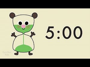 5-Minute Cute Sand Timer ⏳ | Calm Visual Countdown for Kids | Home & Classroom Timer