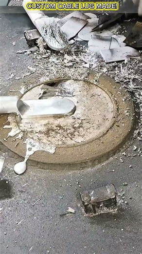 Metal Casting Process for Heavy-Duty Cable Lugs!