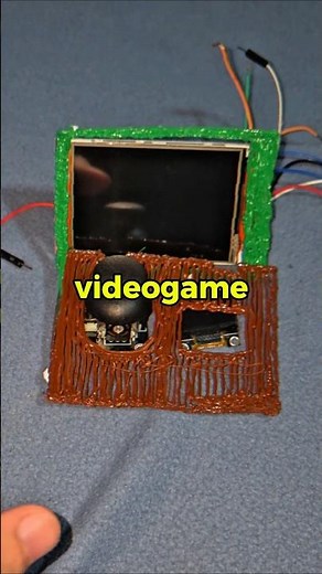 My mini video game is BACK to life #electronics