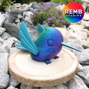 Flexi Hummingbird STL File: 3D Printing Remb Studios (digital Download) - Etsy