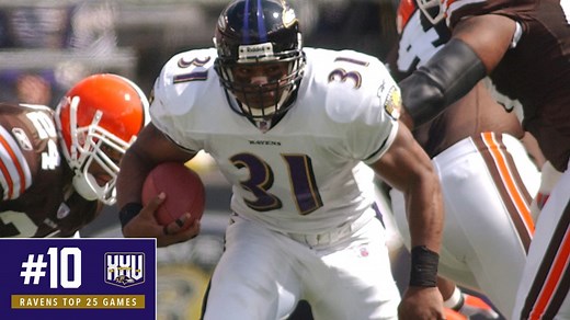 No. 10: Sept. 13, 2003 – Ravens 33, Browns 10