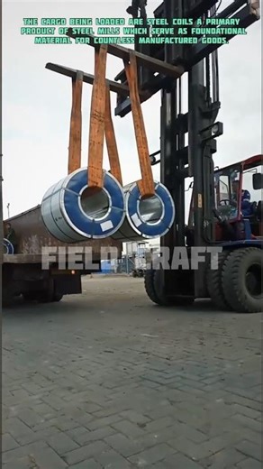 Safe Loading of Heavy Steel Coils by Forklift