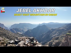 [4K] Exploring Jebel Akhdar: Oman’s Green Mountain Adventure 🌄