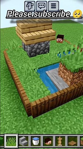 mini village in Minecraft 😄