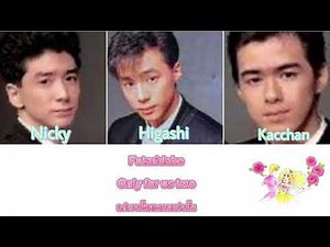 [COLOR CODED LYRICS] ふたりだけのムーンライト - Futari Dake No Moonlight - 少年隊/Shonentai (ENGSUB/THAISUB)