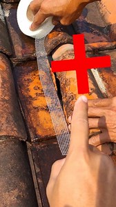 don't just throw it away!! even though it can be repaired. How do I repair a cracked roof tile. | Mini cement