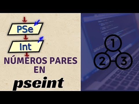 PSeInt from scratch 2026 | Print even numbers in PSeInt