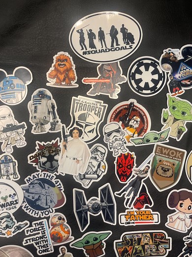 Star Wars Stickers- R2D2, Storm Trooper, Leia, Skywalker, Force, Yoda, Chewy, Disney- Pixie Dust Loot-trip Gifts Lot of Gloss Vinyl Stickers - Etsy