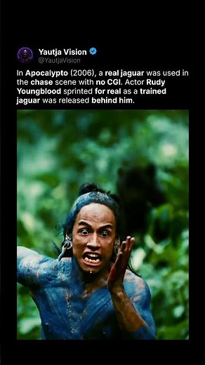 Real Jaguar Chase in Apocalypto 🐆