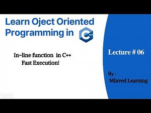 6. Inline Function in C++ | Concept & Example Explained