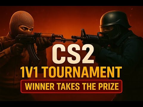 🔴 CS2 1v1 Tournament LAST CHANCE - Register NOW Before Midnight 🏆 | Full Screen