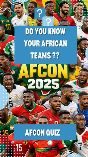 AFCON 2025 | Know Your African Flags 🇦🇫🇿🇦 | Africa Cup of Nations Flag Quiz. #afcon2025