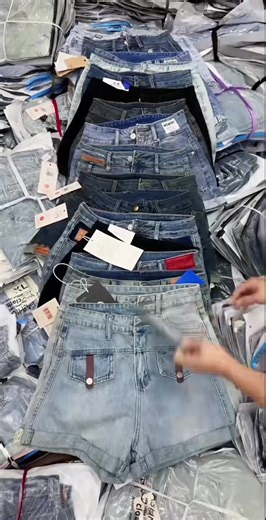 Classic high-waisted denim shorts, made of soft, stretchy fabric, with an A-line cut that flatters the legs and covers the hips. Perfect for everyday street style and vacation looks, these shorts are comfortable, breathable, and stylish all summer long. Classic high-waisted denim shorts, made of soft, stretchy fabric, with an A-line cut that flatters the legs and covers the hips. Perfect for everyday... #DenimShorts #HighWaistedShorts #SummerClothing #SlimFit #TikTokFashion