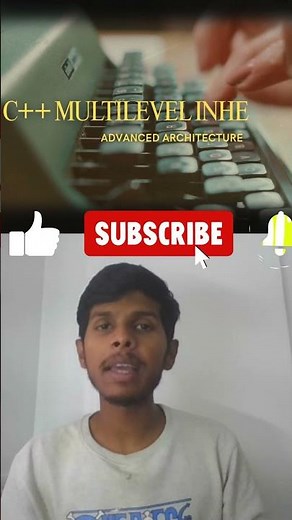 What is Multilevel Inheritance in C++? #coding #viral