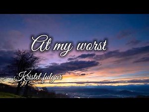 at my worst - kristel fulgar ( videoke karaoke )