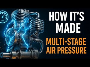 How It’s Made: Inside a Multi-Stage Air Compressor (Industrial Power Explained)