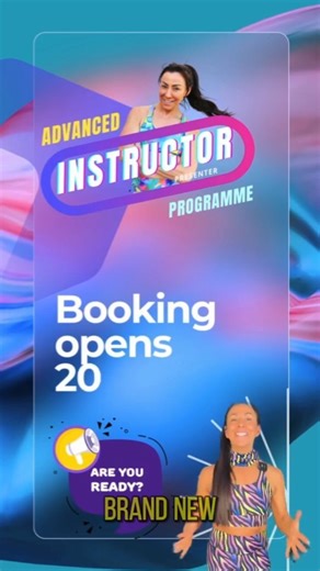 LAUNCHING TODAY!!! NEW Advanced Instructor Presenter Programme...