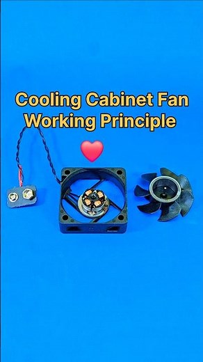 Cooling Cabinet Working Principle ❤️ BLDC Fan ❤️ Fan Working #fan #shorts #ytshorts