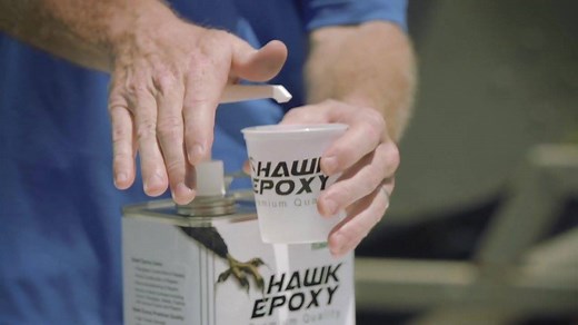 1.1K views · 19 reactions | Erik Norrie, CEO of Sea Hawk, instructs on the proper way to mix resin and catalyst by demonstrating how to properly use Hawk Epoxy pumps. | Sea Hawk Paints | Facebook