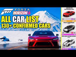 Forza Horizon 6 - ALL CONFIRMED CARS - 130+ Models! | FH6 CAR LIST