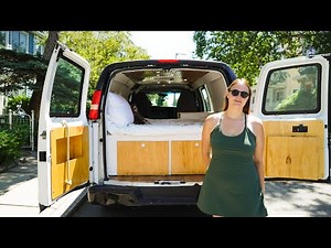 Building a Bed and Storage Drawers in my Chevy Express Van Conversion