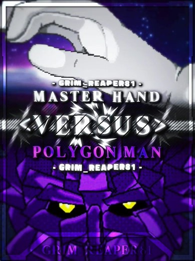 Master Hand vs Polygon Man #masterhand #smashbros #ssb #ssbu #wisedit #wisedits #edit #edits