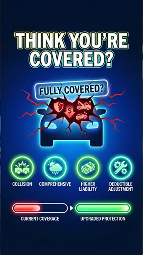 Think your auto insurance fully protects you? Many drivers don’t realize their policies have gaps, low limits, or missing coverage. Boost protection with comprehensive, collision, and higher liability limits. Adjust deductibles wisely and compare quotes to save money while staying fully covered. Stay protected and drive smart. 📲 Visit NewAutoInsurance.com or call 833-214-7506 for instant quotes! #AutoInsurance #CarInsuranceExplained #InsuranceCoverage #NewAutoInsurance #ComprehensiveCoverage #C