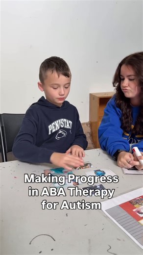 Project Hope Foundation | Autism Services on Instagram: "What you’re seeing here is a small but intentional slice of an ABA session… time set aside to explicitly work on skills that don’t always click just by being in the world. These skills matter because they build safety, communication, independence, and understanding of the people and environments around him. That said…this is not what the entire day looks like. We don’t live at the table. This is just one part of therapy where we slow thing