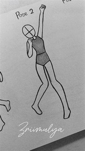 How to draw body poses #drawing #art #howtodraw #tutorial #shorts