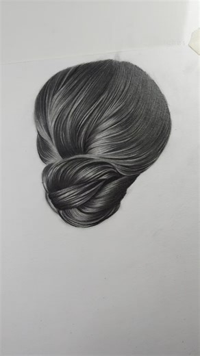 How to draw Realistic Hair? 🤔 #shorts #howtodraw #realistichair #hair