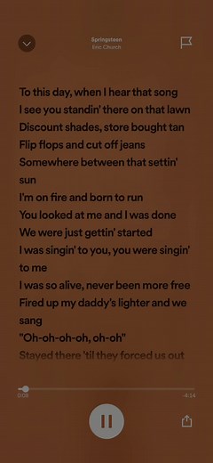 Springsteen - Eric Church #countrymusic #music #artist #addtoplaylist #spotify #fyp